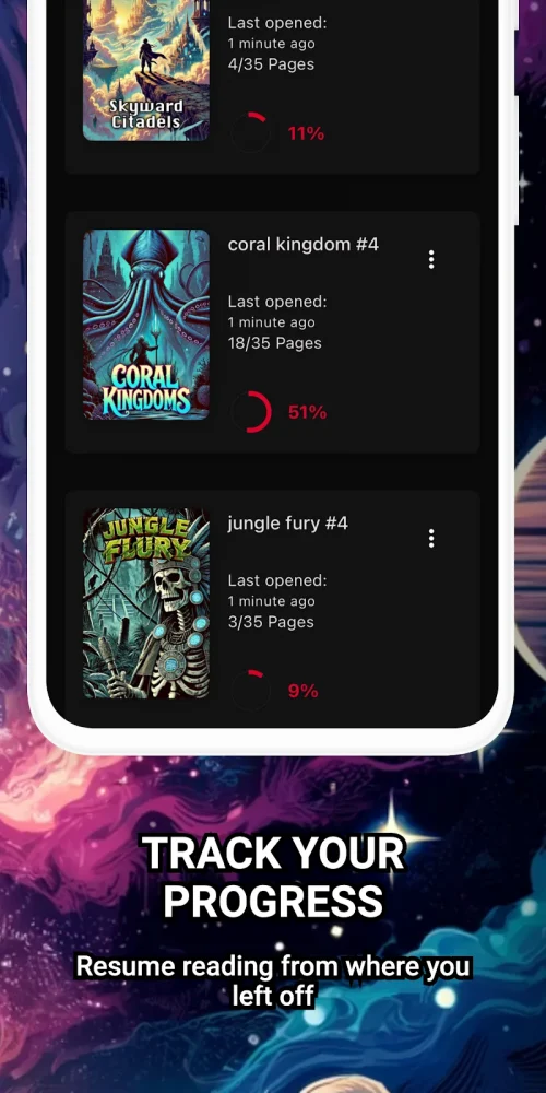 Comic Reader CBR, CBZ & PDF