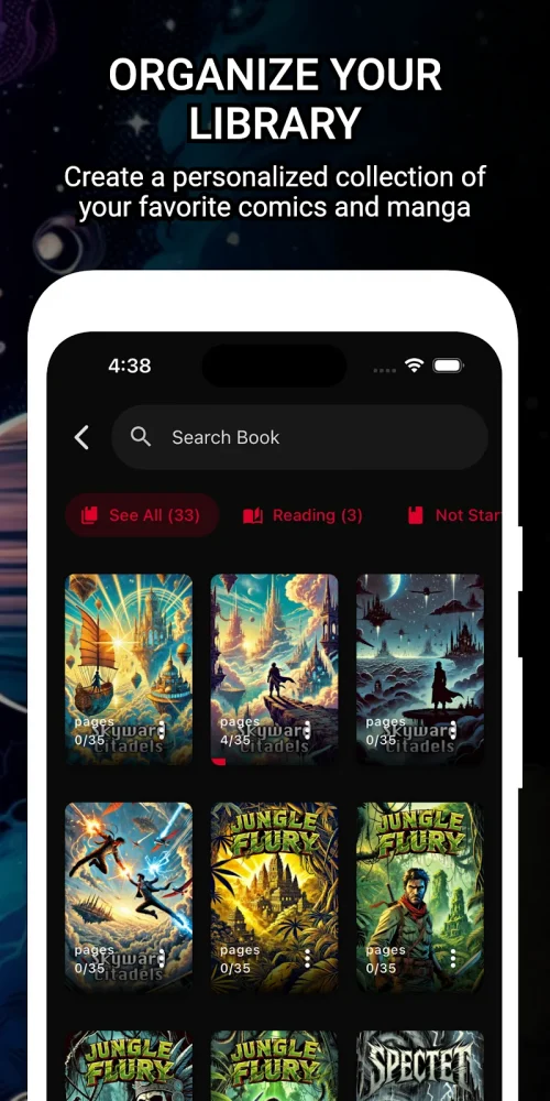 Comic Reader CBR, CBZ & PDF