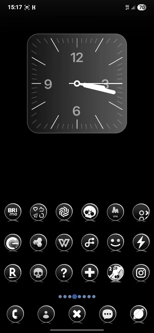 Dark Rounds icon pack
