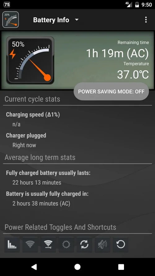 Gauge Battery Widget