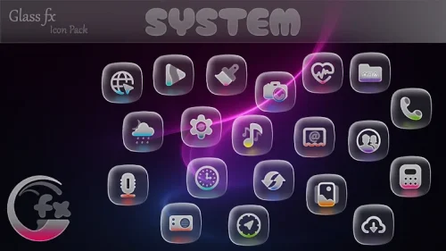 Glass FX Icon Pack