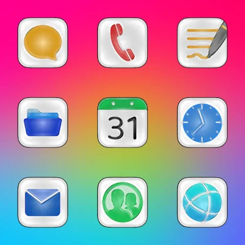 Glossy – Icon Pack