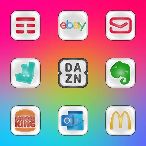 Glossy – Icon Pack