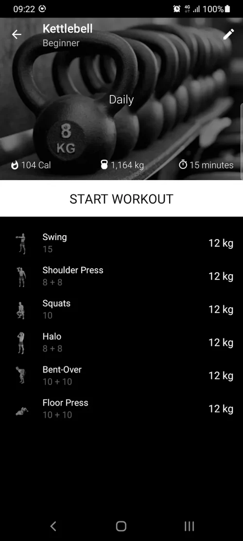 Kettlebell Home Workout