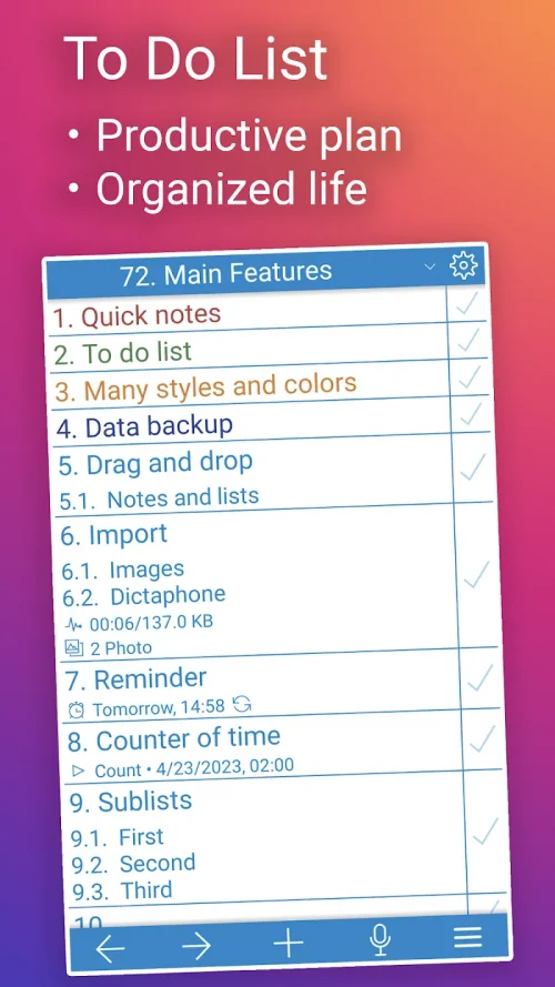 NoteToDo – Notes & To Do List