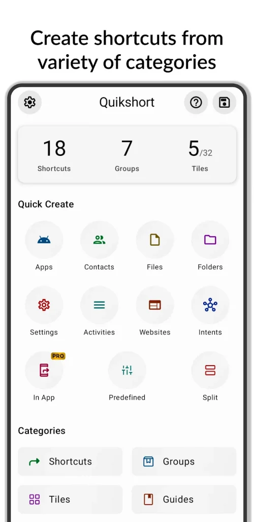 Quikshort: Shortcut Creator