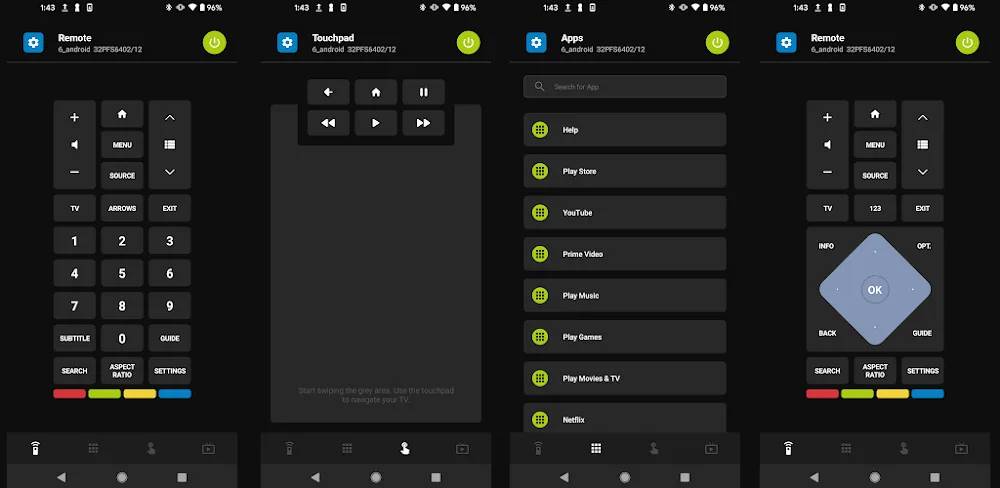 Remote for Philips TV