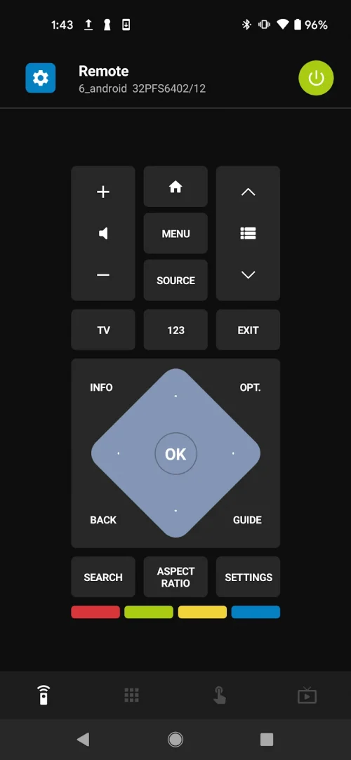 Remote for Philips TV