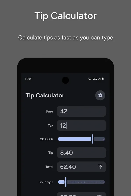 Tip Calculator — Clean, Simple