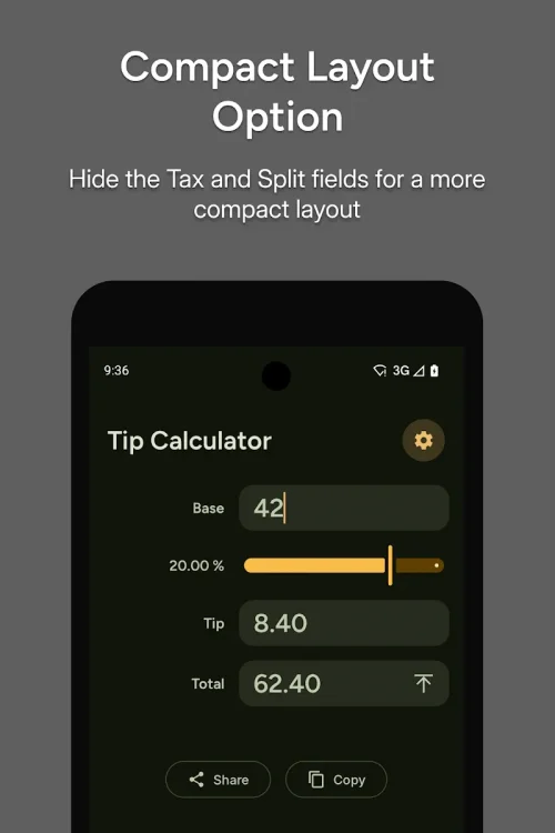 Tip Calculator — Clean, Simple