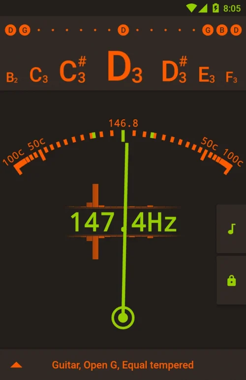 Tuner – gStrings