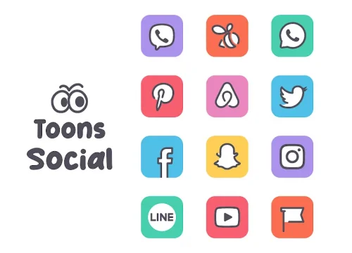 Adaptive Toons Icon Pack