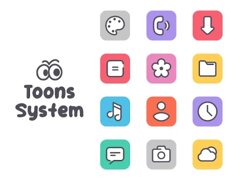 Adaptive Toons Icon Pack