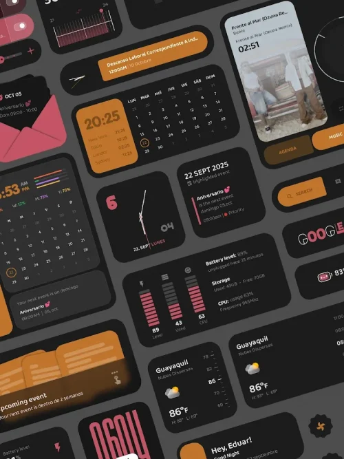 Aether Widgets KWGT
