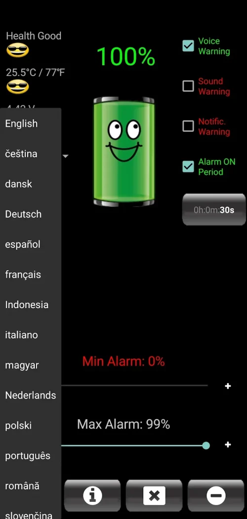 Battery Alarm PRO