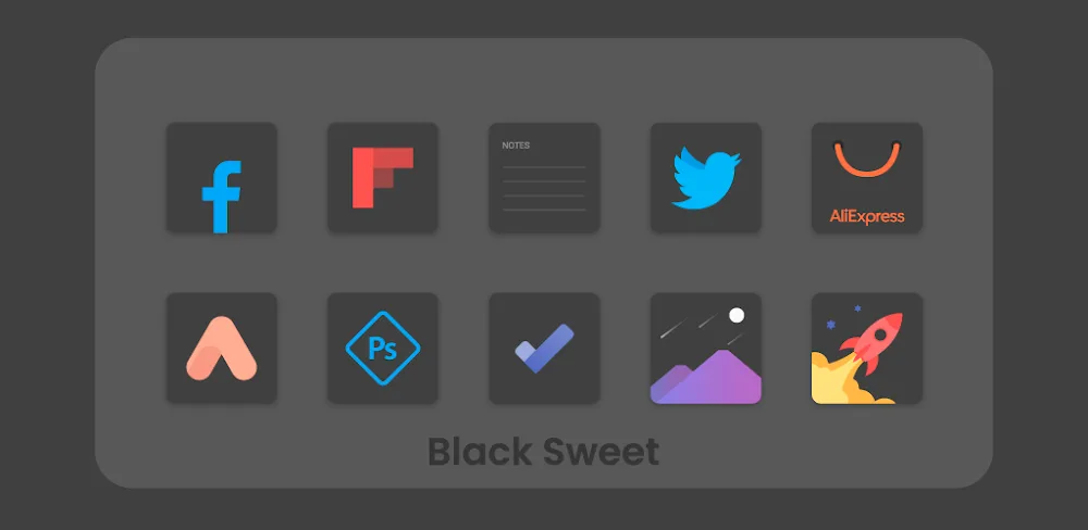 Black Sweet – Icon Pack