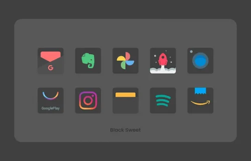 Black Sweet – Icon Pack
