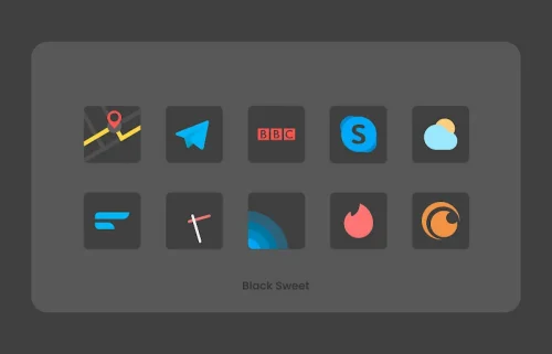 Black Sweet – Icon Pack