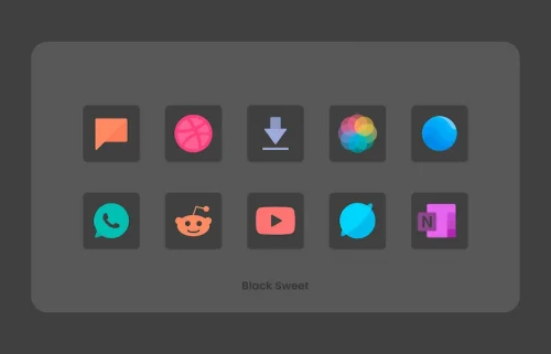 Black Sweet – Icon Pack