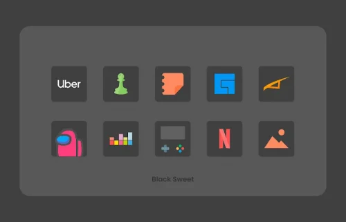 Black Sweet – Icon Pack