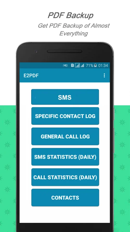 E2PDF SMS Call Backup Restore