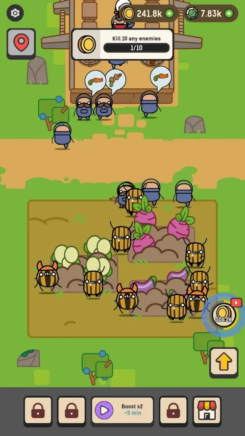 Farming Warriors: Idle TD