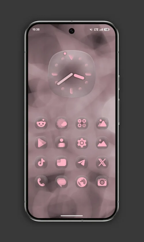 Glassy MaterialYou Icons
