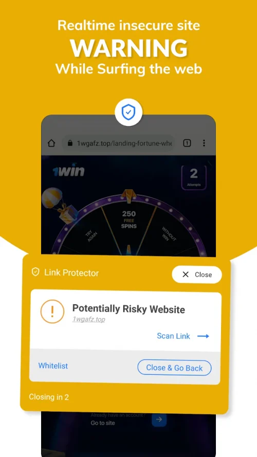 LinkWall: Anti-Phishing app