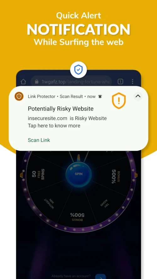 LinkWall: Anti-Phishing app