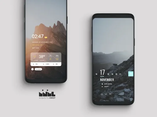 Mnml – Minimal KWGT widgets