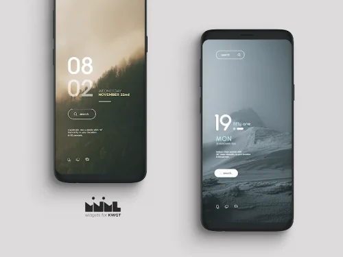 Mnml – Minimal KWGT widgets
