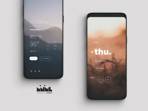Mnml – Minimal KWGT widgets