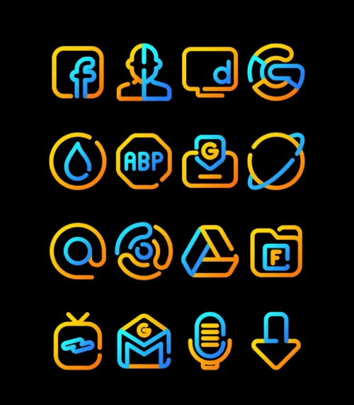 Nuclear – Lines Icon Pack
