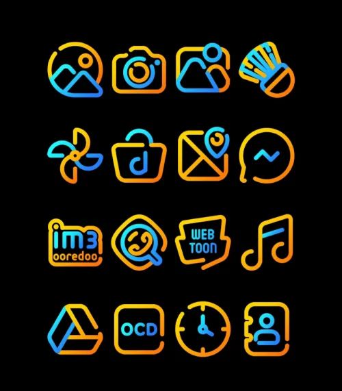 Nuclear – Lines Icon Pack