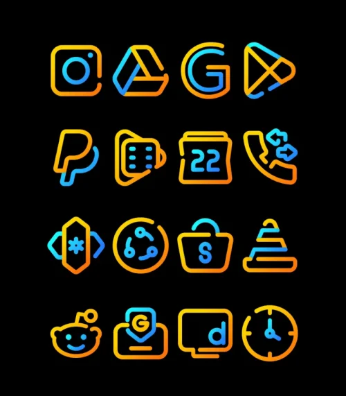 Nuclear – Lines Icon Pack