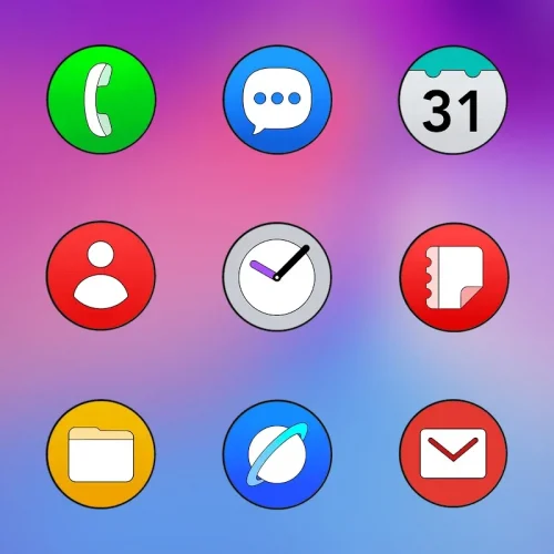 One UI Circle – Icon Pack