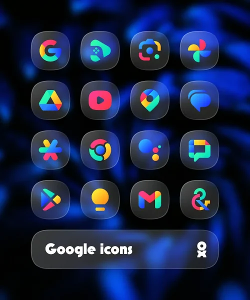One UI Glass Color Icon Pack