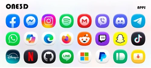 One3D – Icon Pack