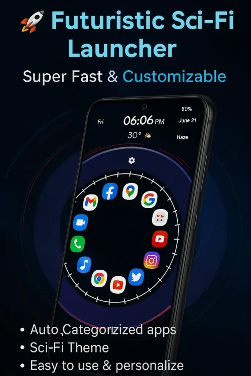 Orbit Launcher – Scifi Theme