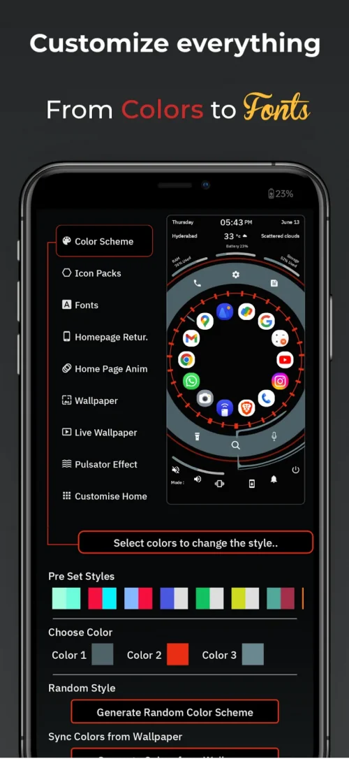 Orbit Launcher – Scifi Theme