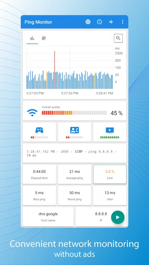 Pingmon – network ping monitor