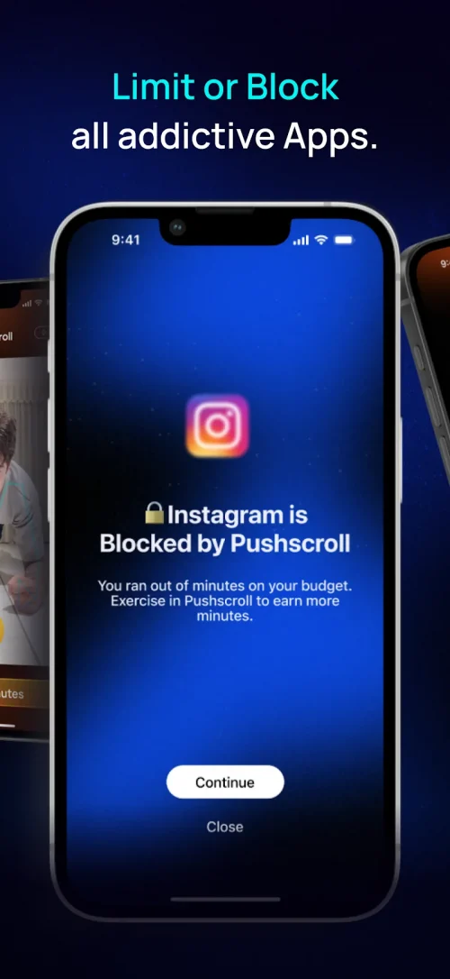 Pushscroll: Screen-Time Gym