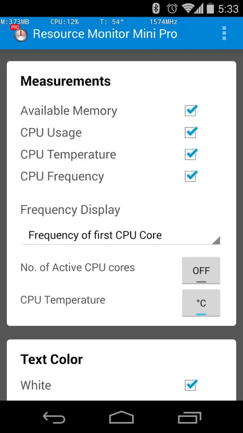 Resource Monitor Mini Pro