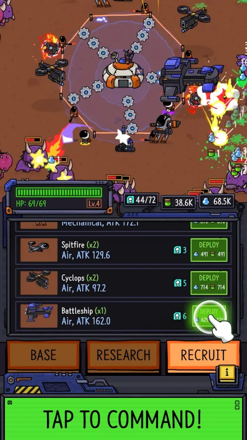 SpaceXYZ: Idle Tower Defense