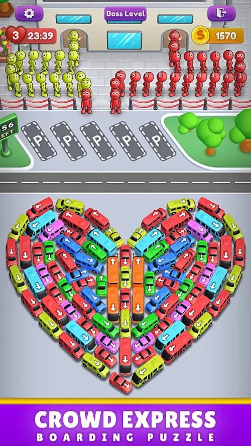 Crowd Express: Boarding Puzzle
