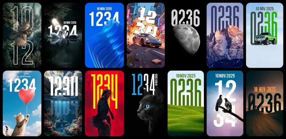 Depth Wallpapers & Live Clock