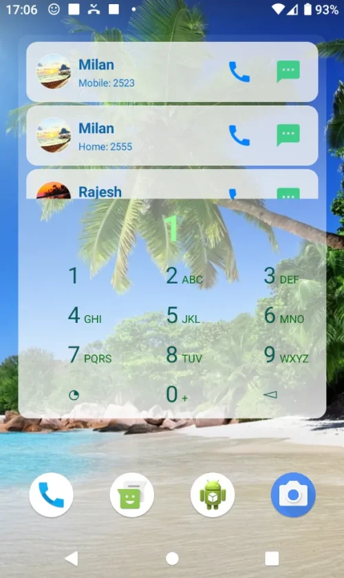 Dialer Widget
