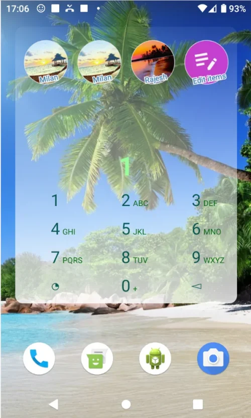Dialer Widget