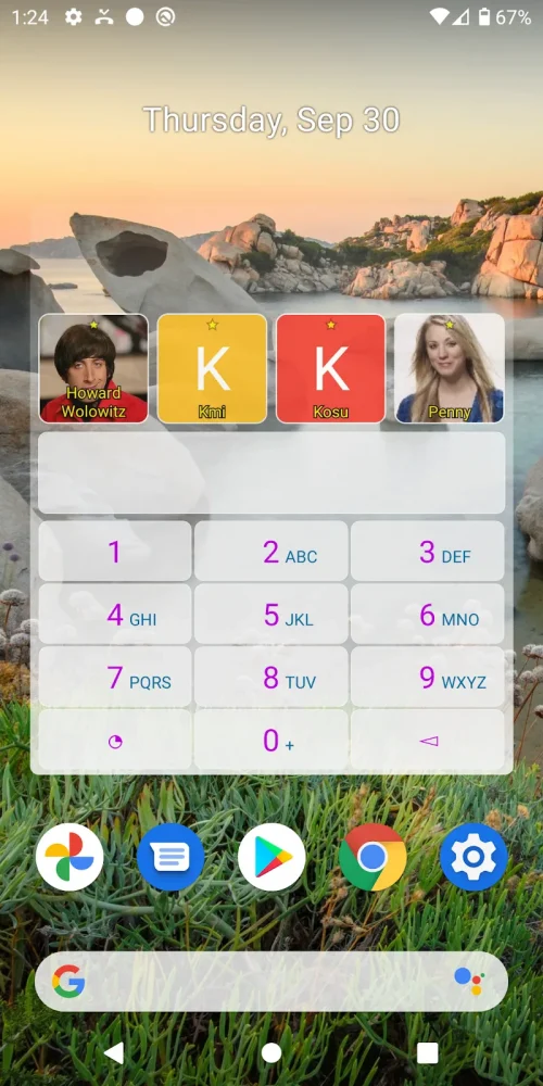 Dialer Widget