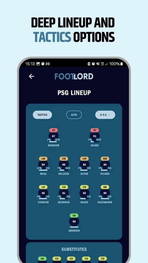 FootLord – Football Manager